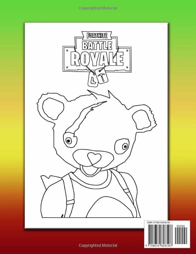 Color me fortnite coloring book coloring pages for kids and adults amazing drawings characters weapons other me color books