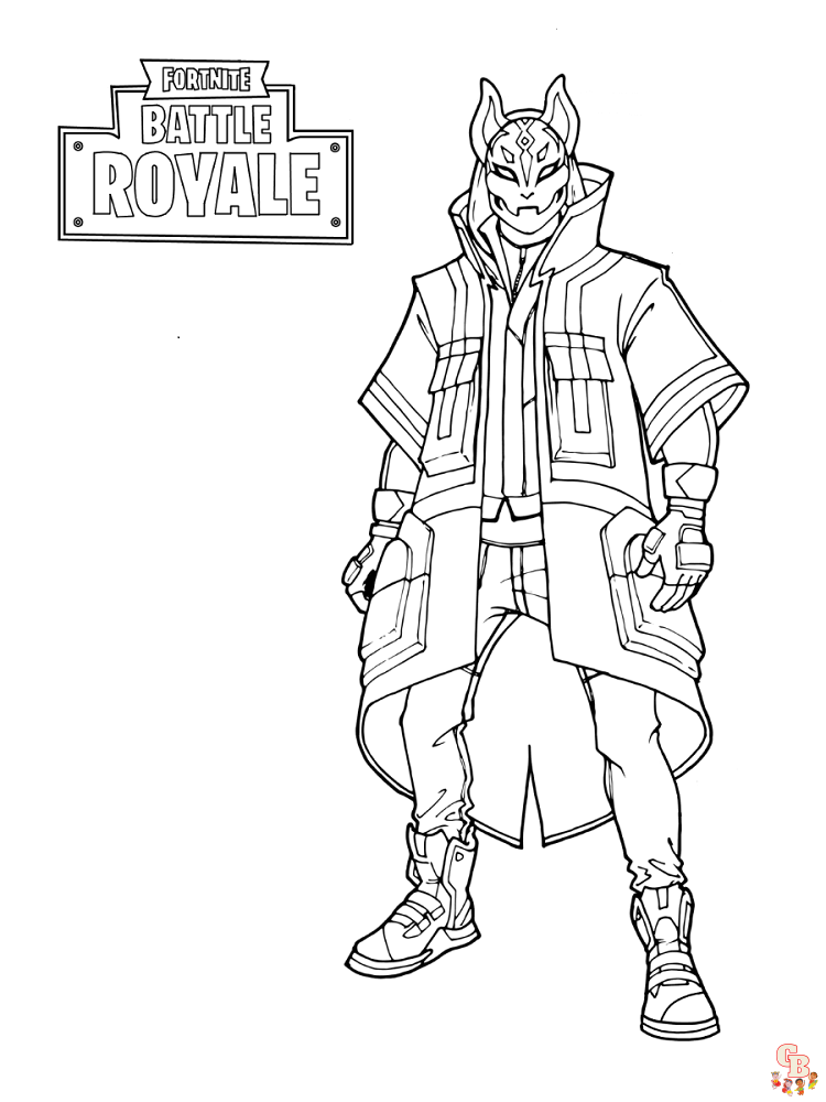 Fortnite coloring pages