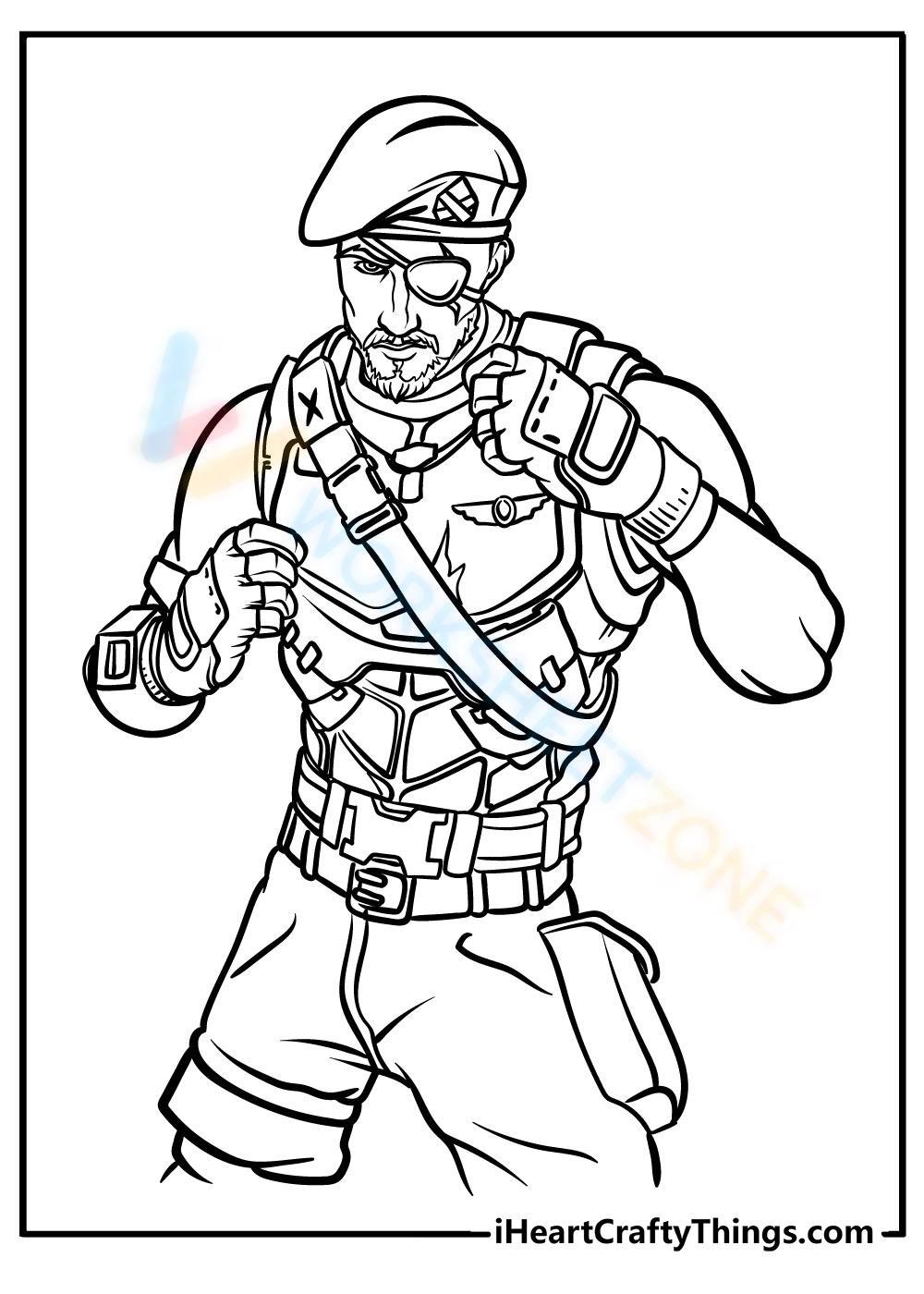 Free printable fortnite coloring pages for kids adults