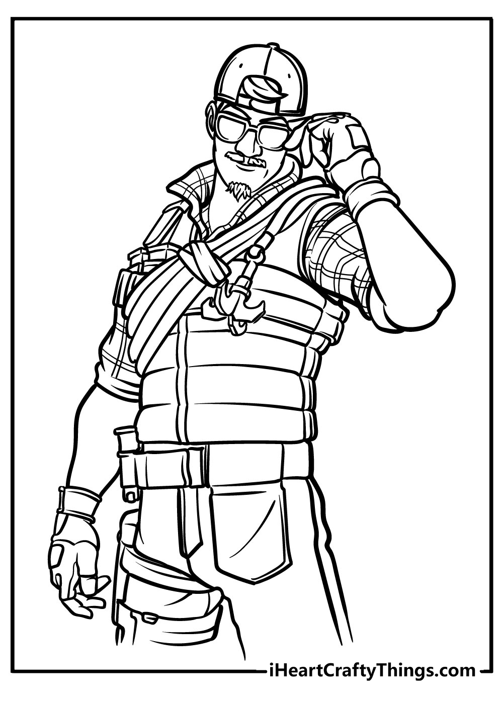 Fortnite coloring pages free printables