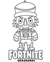 Free fortnite coloring page ninja