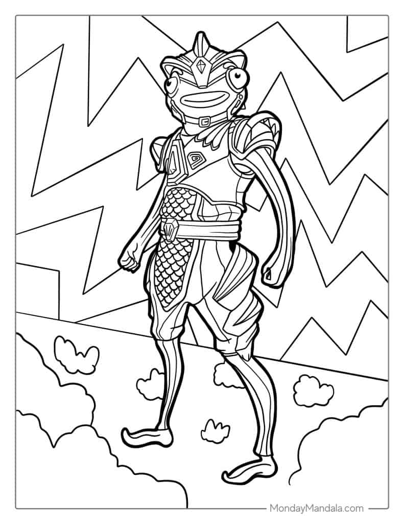 Fortnite coloring pages free pdf printables