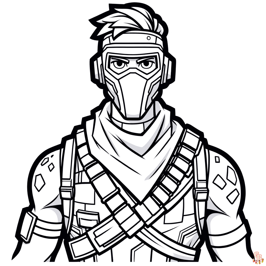 Fortnite coloring pages