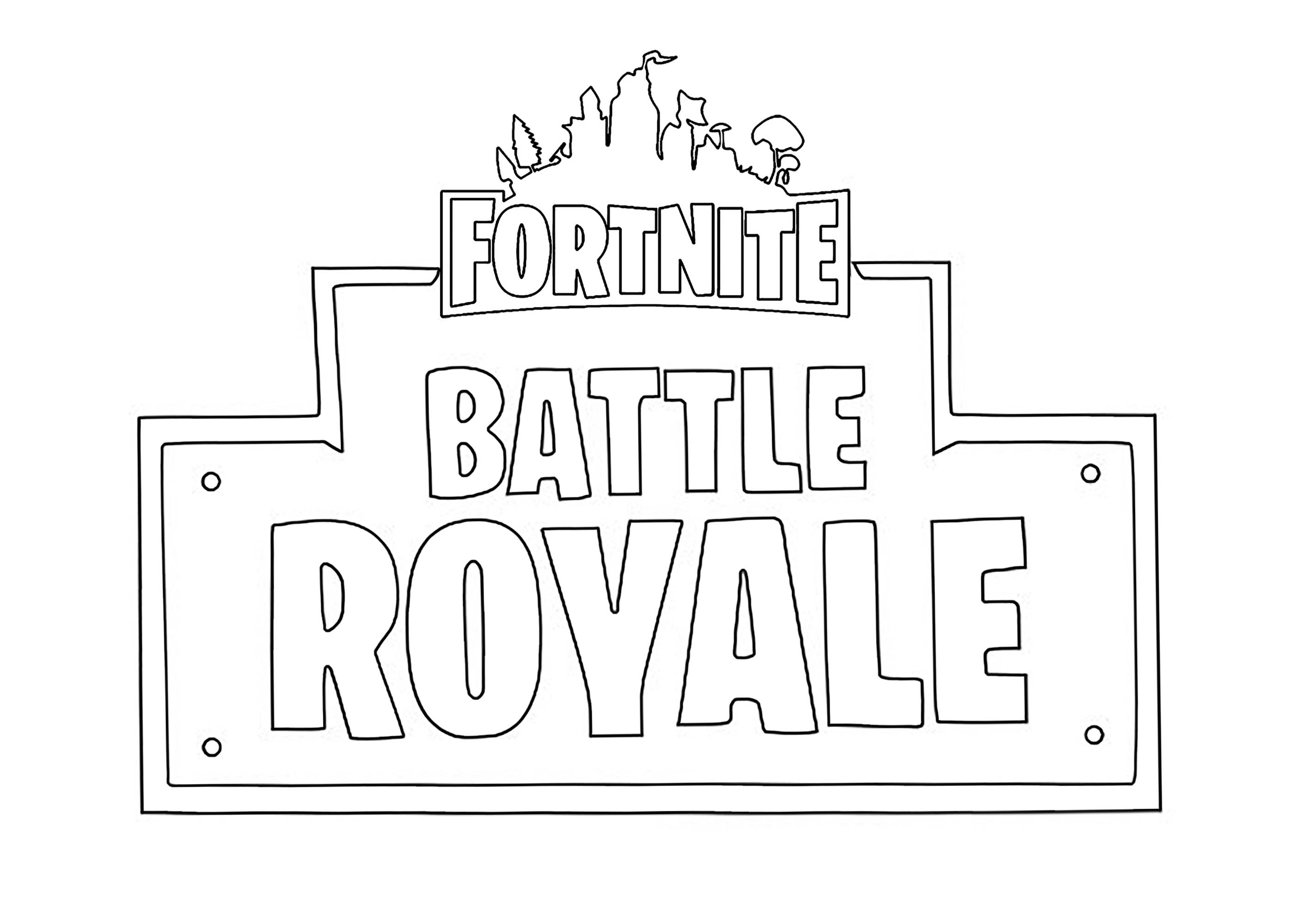 Logo fortnite battle royale