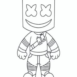 Fortnite coloring pages printable for free download