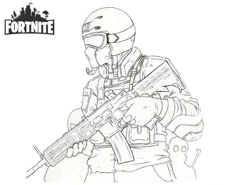 Fortnite coloring pages