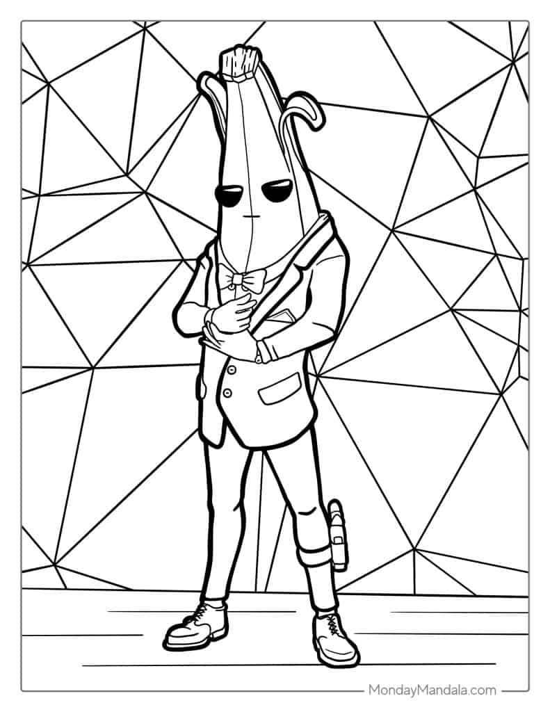 Fortnite coloring pages free pdf printables