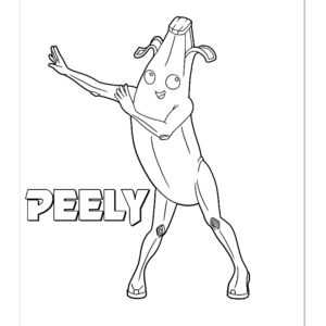 Peely coloring pages printable for free download