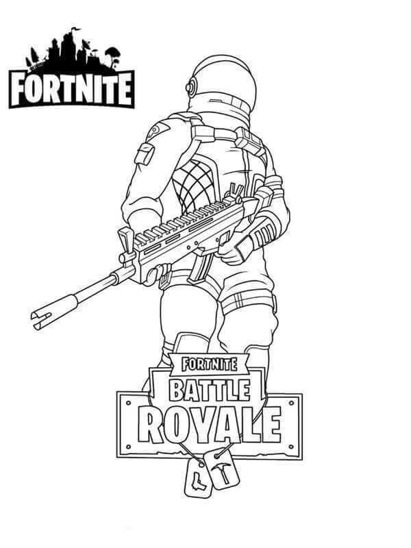 Fortnite coloring pages pdf for kids