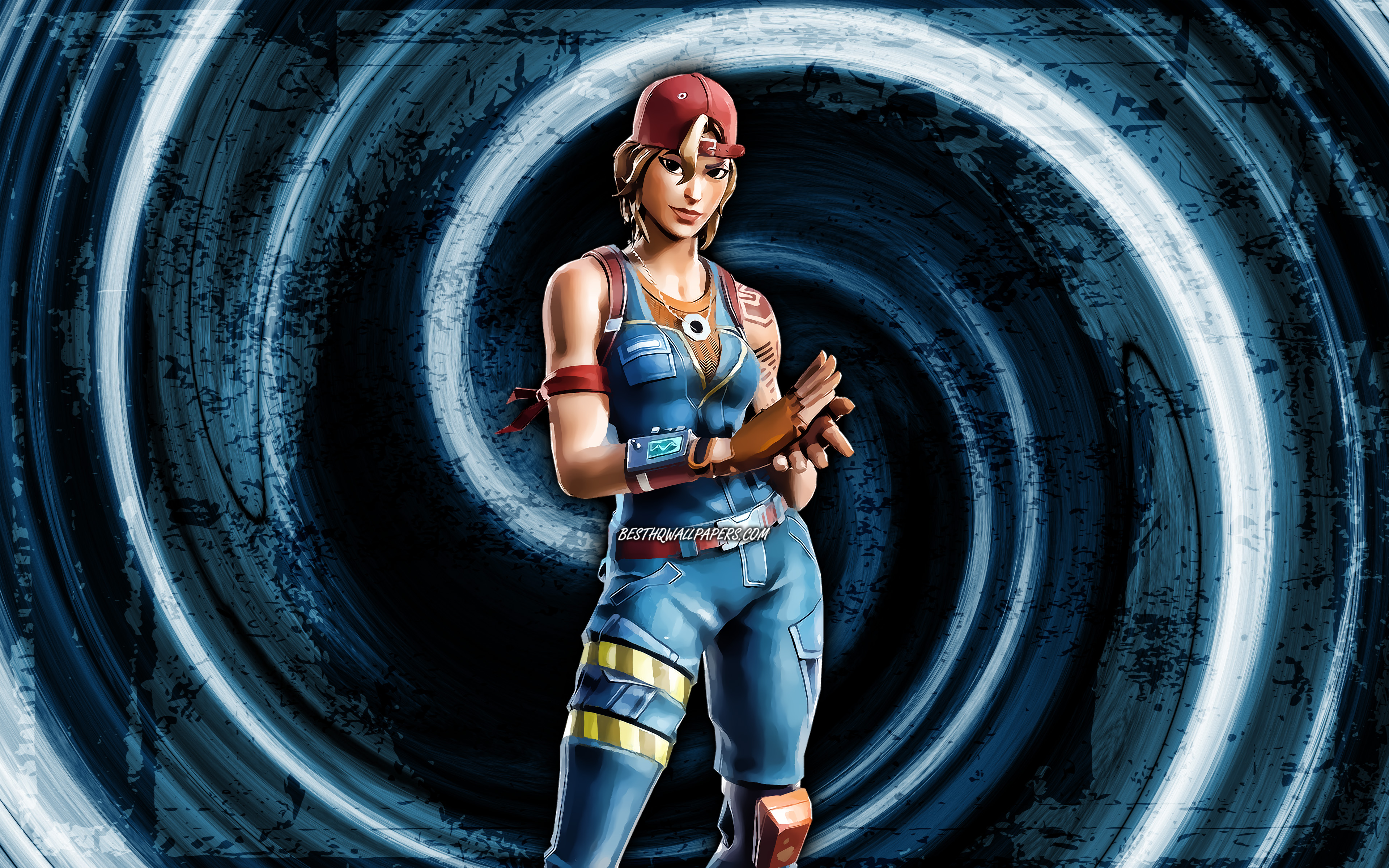 Download wallpapers k sparkplug blue grunge background fortnite vortex fortnite characters sparkplug skin fortnite battle royale sparkplug fortnite for desktop with resolution x high quality hd pictures wallpapers