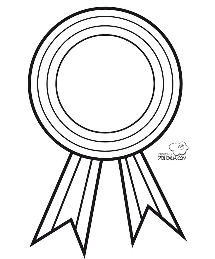 Plantilla medalla premio coloring pages free coloring pages color