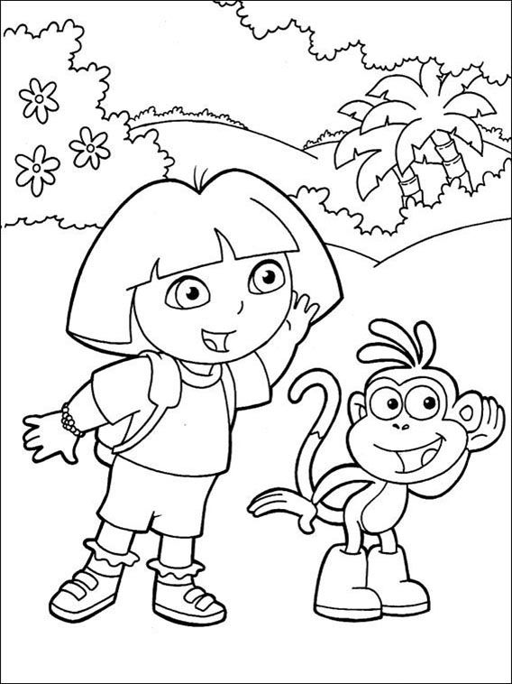 Dora the explorer coloring pages pãginas para colorir desenhos para colorir desenhos animados para colorir