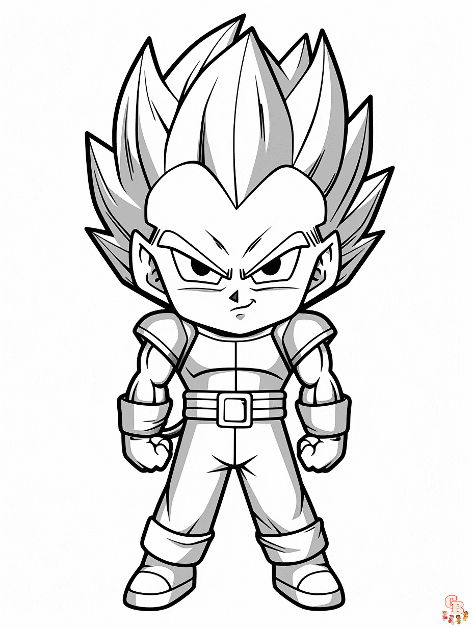 Dragon ball z coloring pages unleash your creativity
