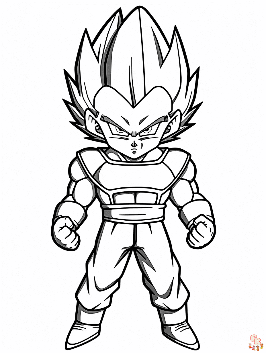 Dragon ball z coloring pages unleash your creativity