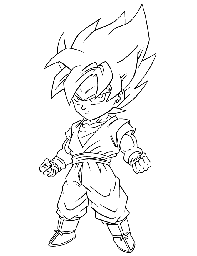 Dragon ball coloring pages