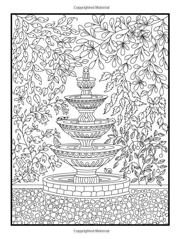 Cool fountain coloring page rcoolcoloringpages