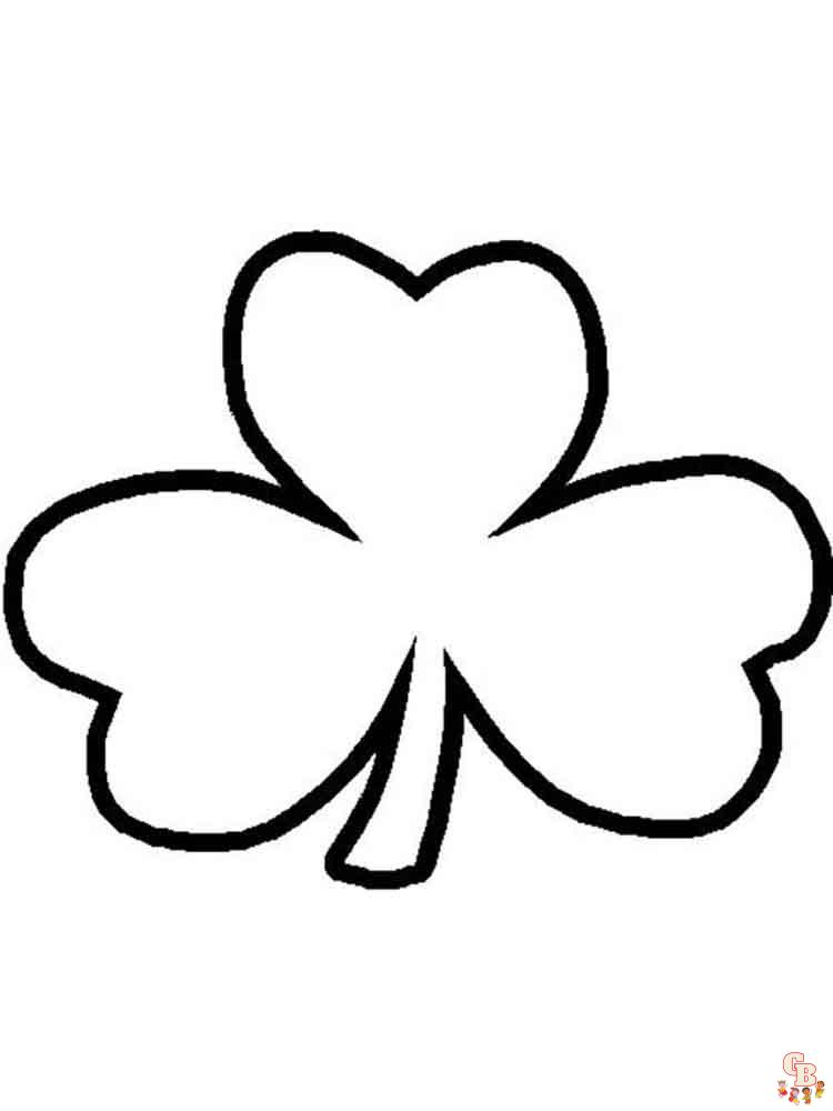 Clover coloring pages fun and free printable pages for kids