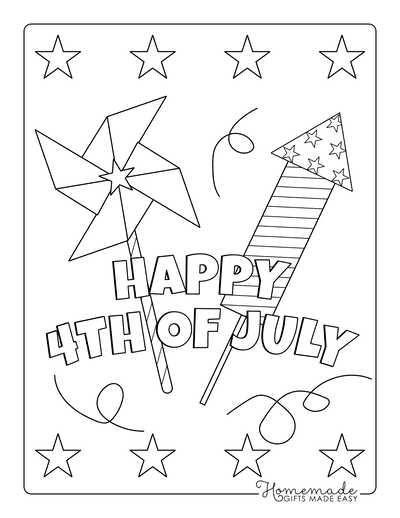 Fourth of july coloring pages free independence day printables