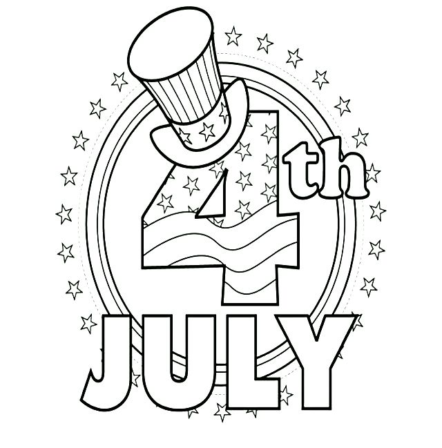 Free printable fourth of july coloring pages for kids