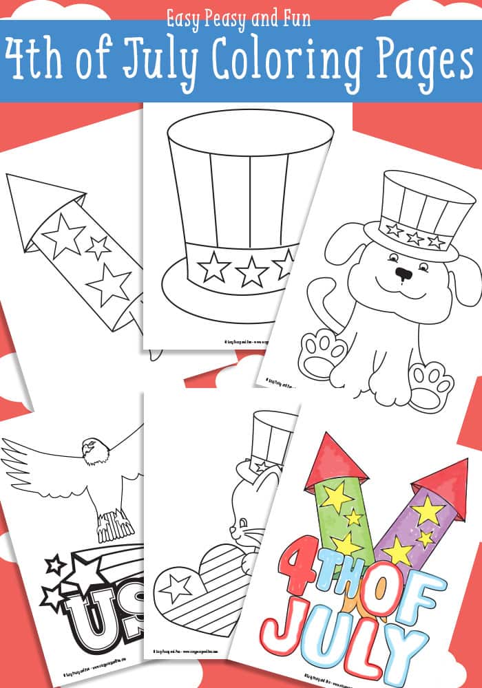 Free th of july coloring pages