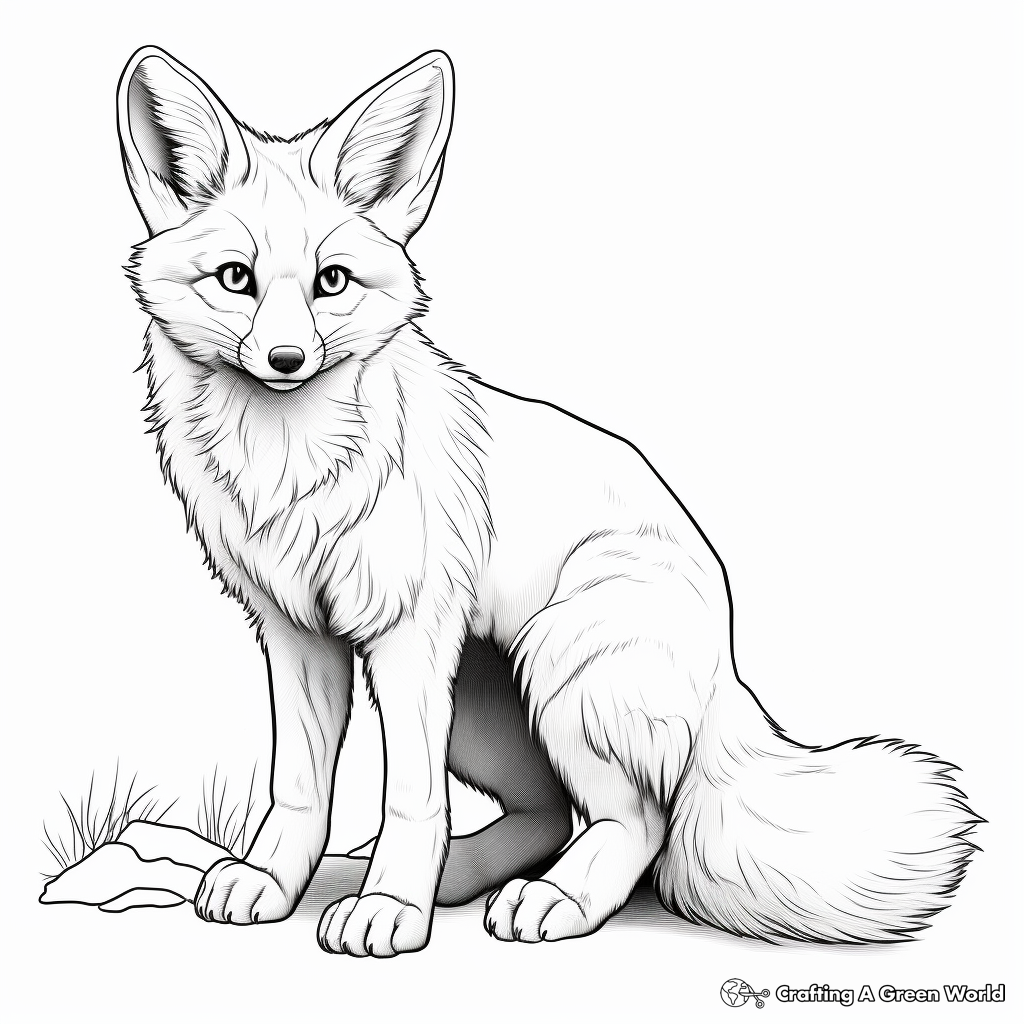 Fox coloring pages