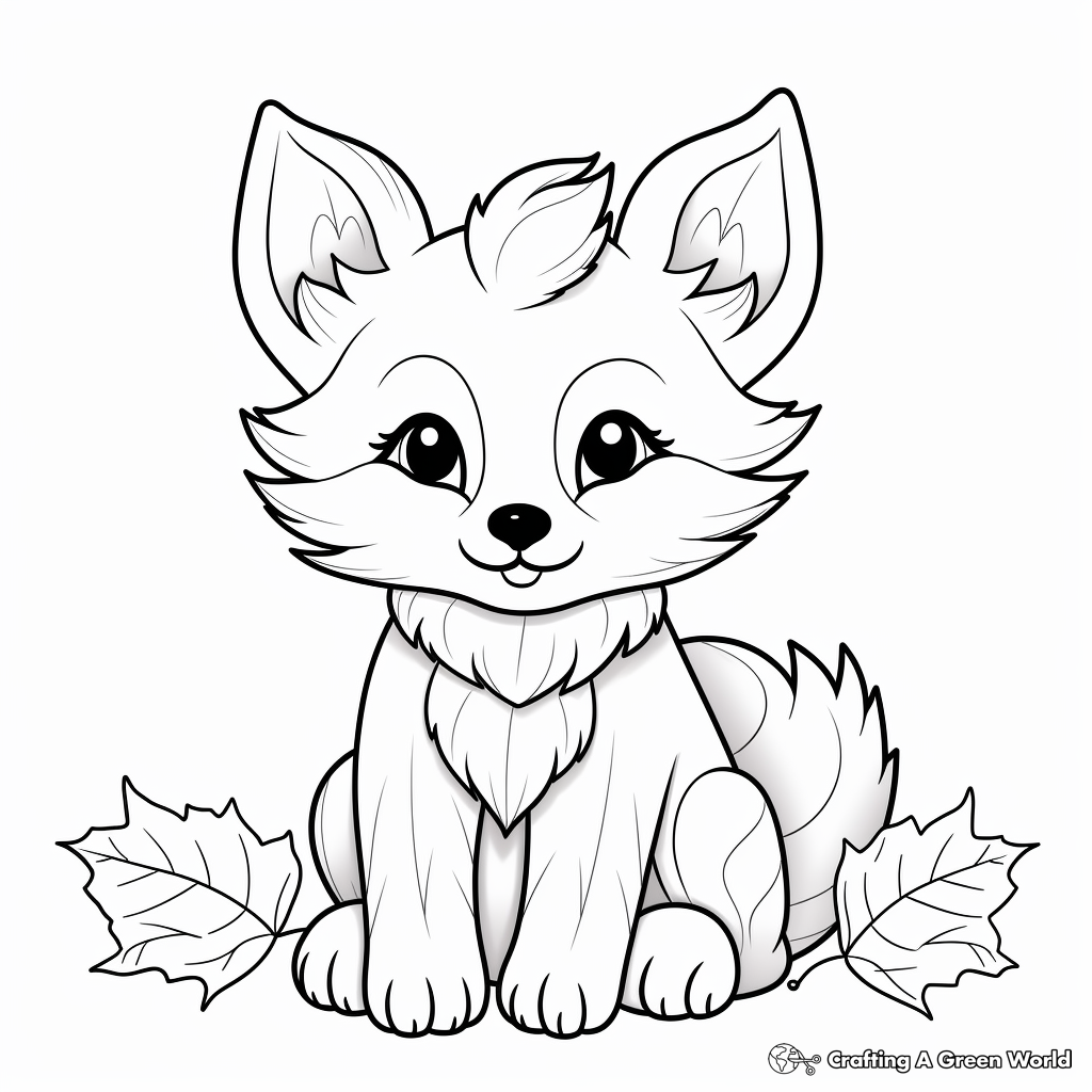 Fall animal coloring pages