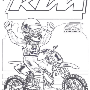 Dirt bike coloring pages printable for free download