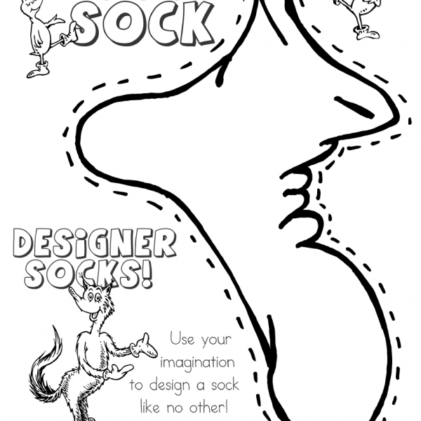 Fox in socks by dr seuss coloring pages designer socks