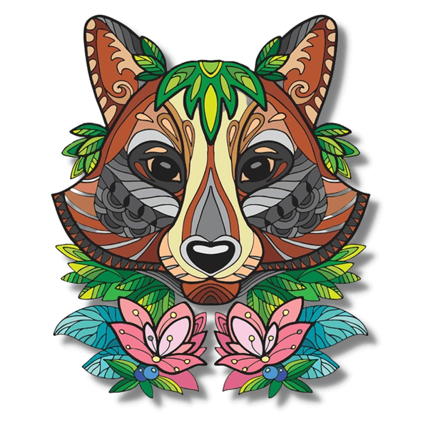 Blooming raccoon