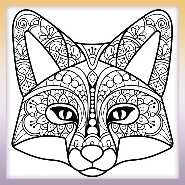 Mandala â fox â