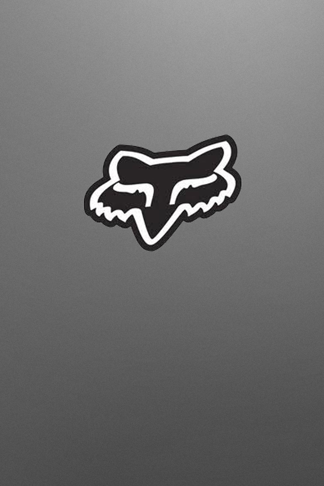 Gray fox head logo wallpaper by drouell on