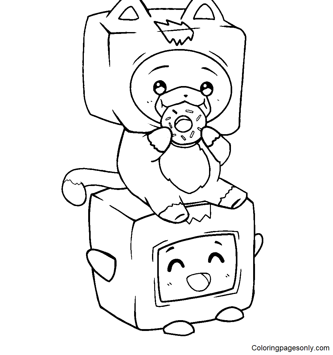 Lankybox coloring pages printable for free download