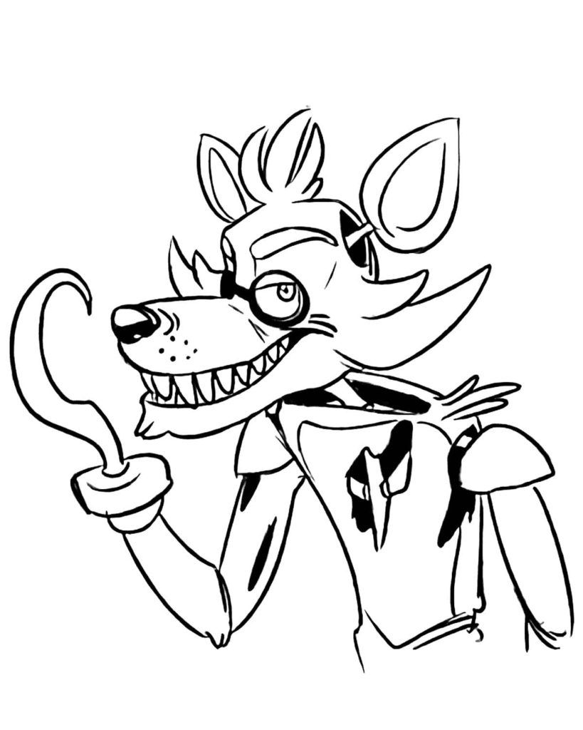 Five nights at freddys coloring pages