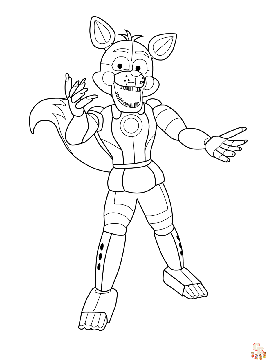 Five nights at freddys coloring pages unleash your creativity