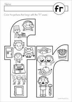 Blends worksheets and activities