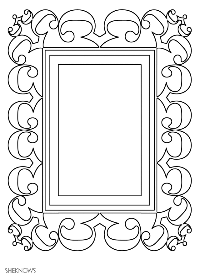 Print these craft templates for kids for hours hours of fun free printable coloring pages picture frame template coloring pages