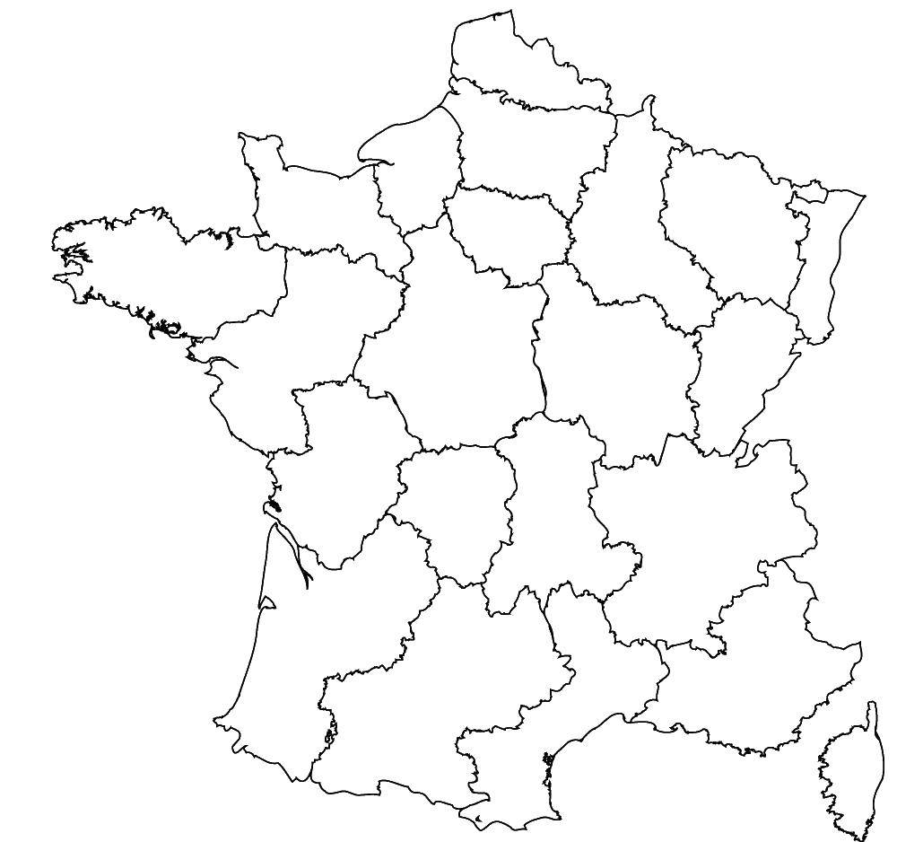 Online coloring pages coloring page map of france coloring download print coloring page