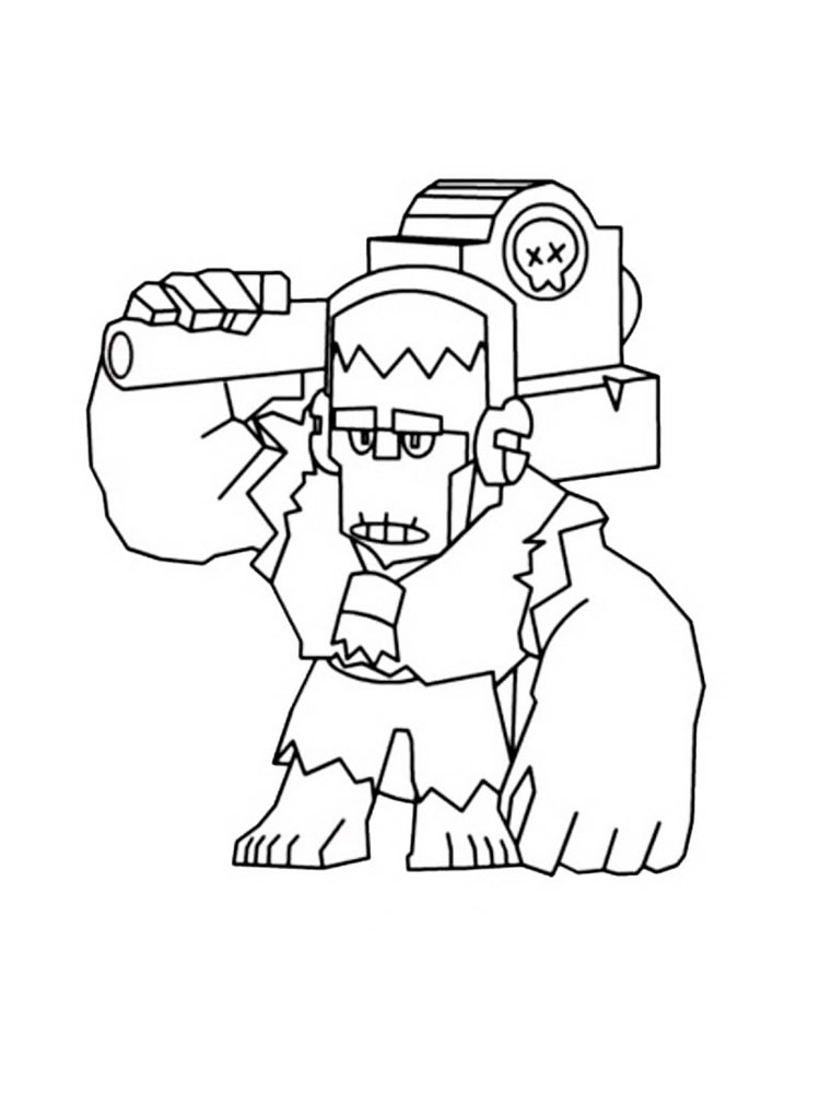 Brawl stars coloring pages