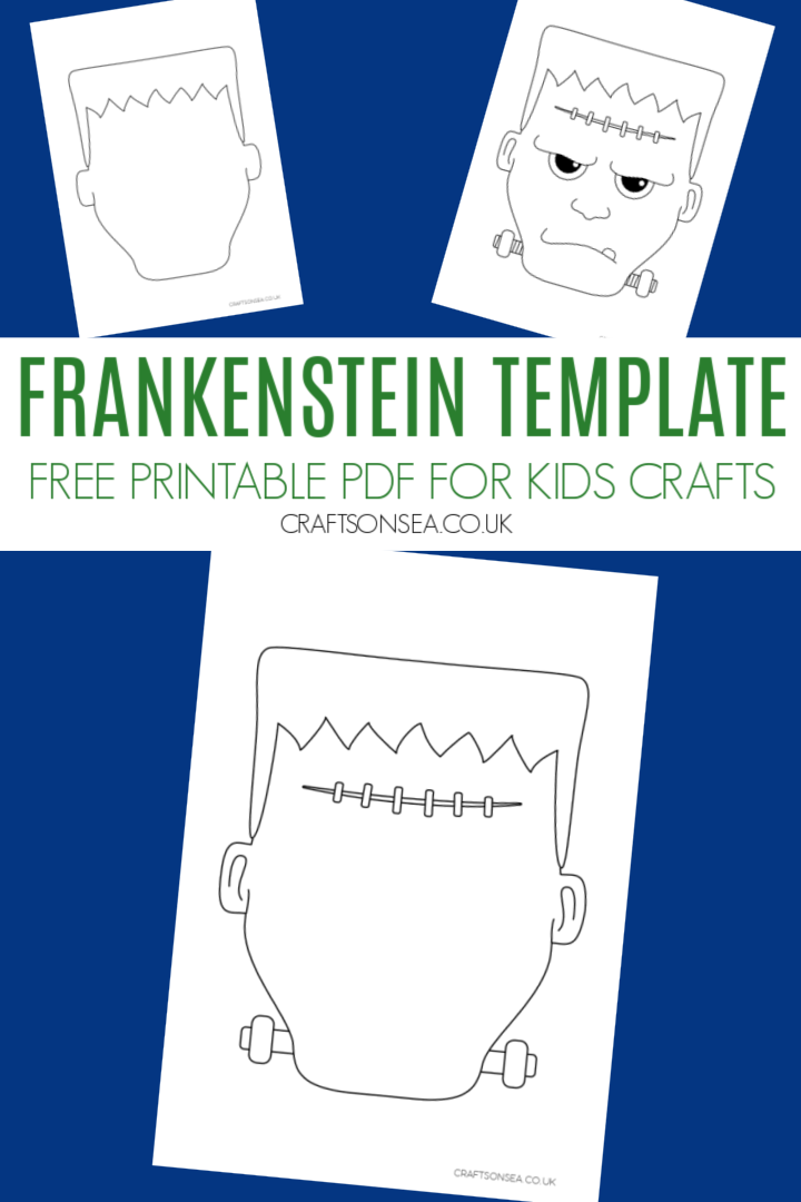 Frankenstein template free printable pdf