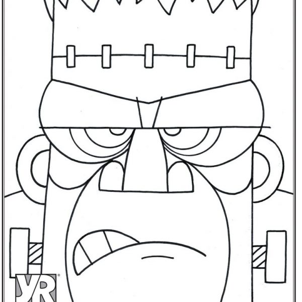 Frankensteins monster coloring page