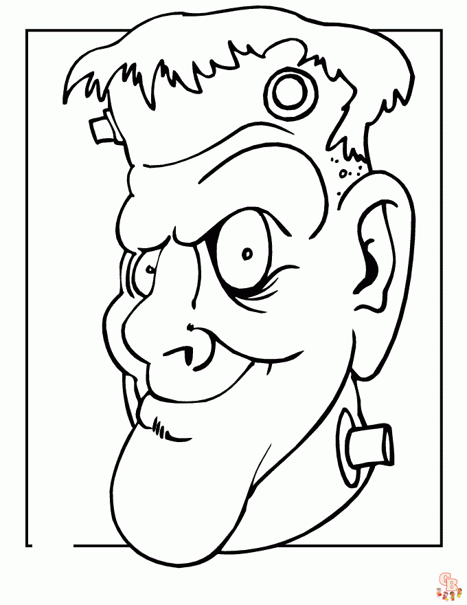 Frankenstein coloring pages