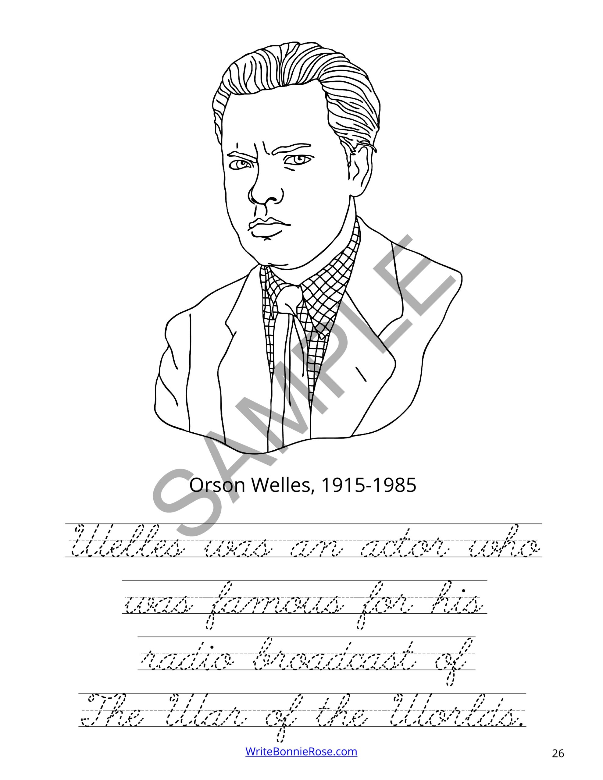 Famous americans of the s coloring book level c made by teachers