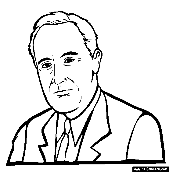 Presidents online coloring pages