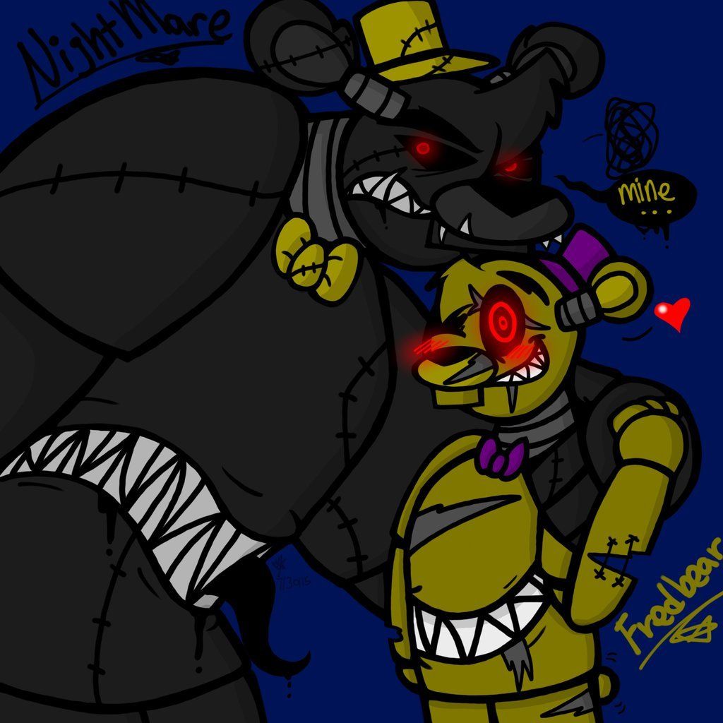 Nightmare FredBear by Xyberia