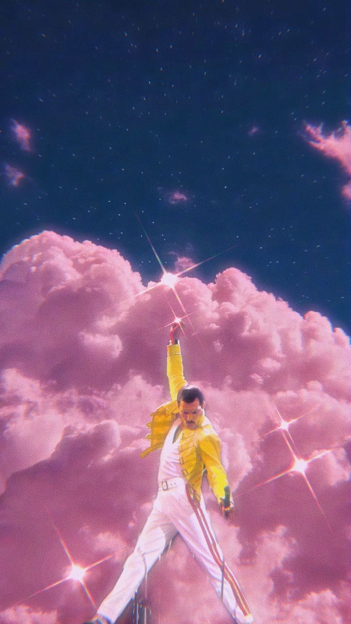 freddie mercury wallpaper pose