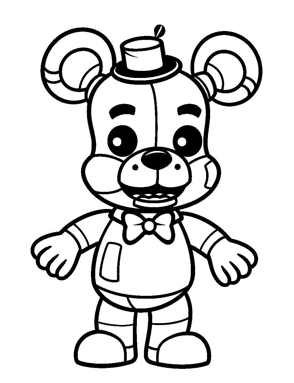 Five nights at freddys coloring pages free printables