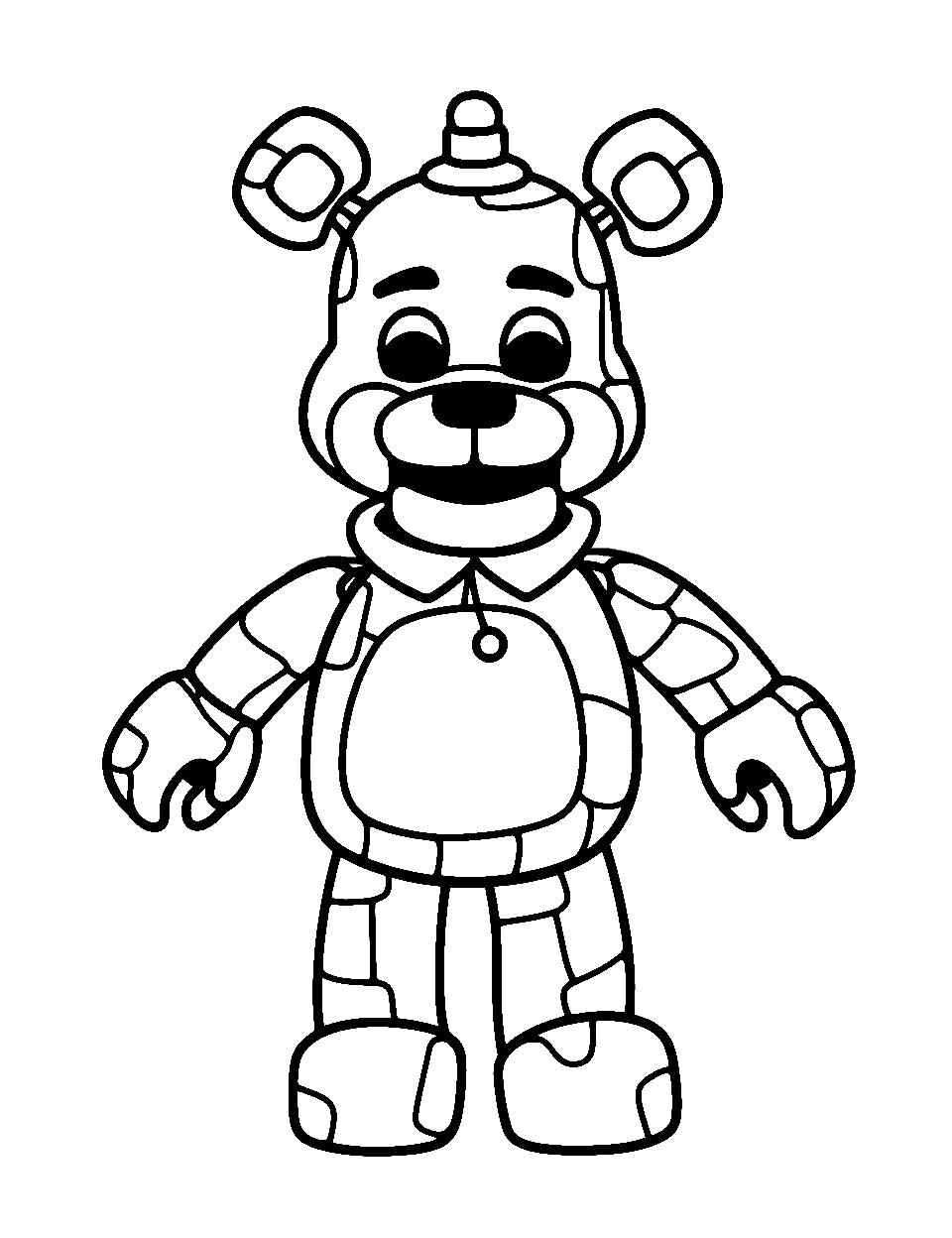 Five nights at freddys coloring pages free printables