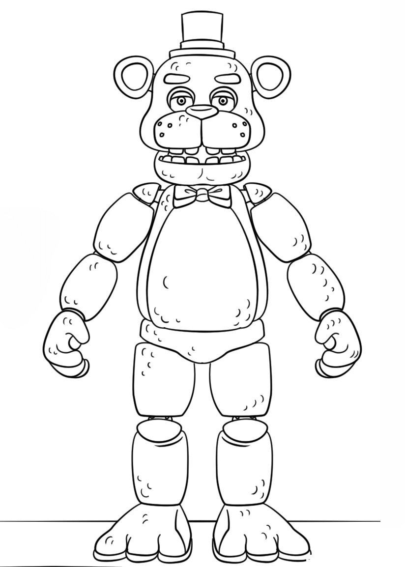 Free printable five nights at freddys fnaf coloring pages fnaf coloring pages coloring pages mandala coloring pages