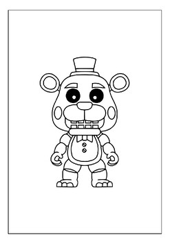 Be the detective printable freddy fazbears coloring pages adventure