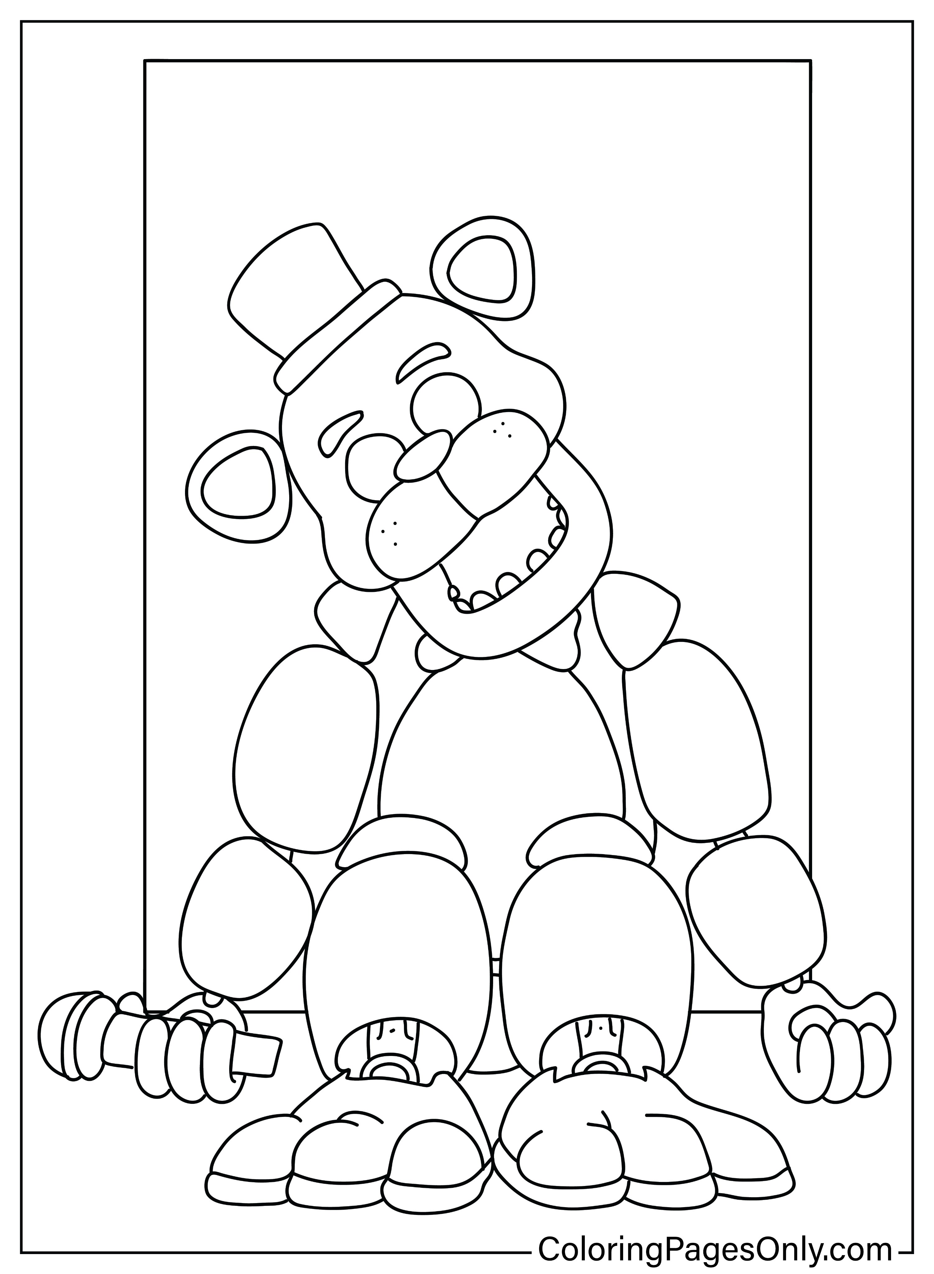 Coloring pages only on x ððfreddy fazbear coloring pages ð ðï httpstcokfclpm freddy freddyfazbear fivenightsatfreddy fnaf coloringpagesonly coloringpages coloringbook art fanart sketch drawing draw coloring usa trend